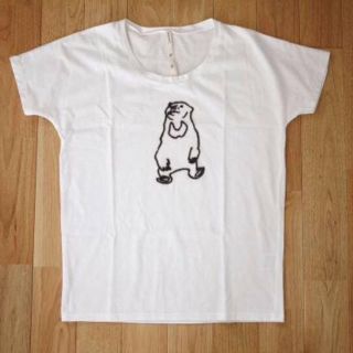 アトリエドゥサボン(l'atelier du savon)のfig london★即完売★クマ柄T(Tシャツ(半袖/袖なし))