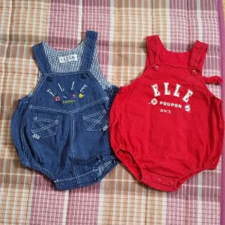 エル(ELLE)のELLE☆かわいいロンパースセット(ロンパース)