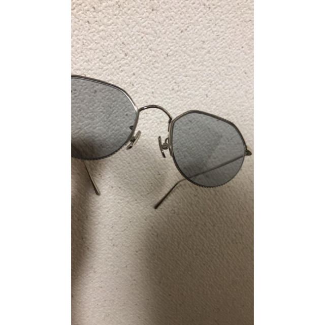 Ayame(アヤメ)のA.D.S.R TIPSY02 ライトグレー×シルバー メンズのファッション小物(サングラス/メガネ)の商品写真