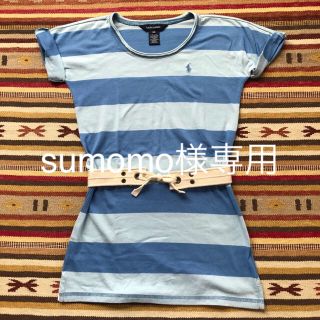 ラルフローレン(Ralph Lauren)の中古 ラルフローレン 半袖Tシャツ チュニック 女児 130cm ポニー 綿(Tシャツ/カットソー)