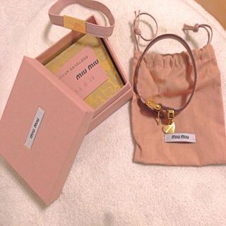 ミュウミュウ(miumiu)のMIU MIU ブレスレット 値下げ♡(ブレスレット/バングル)