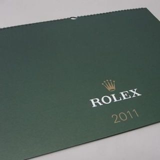 ロレックス(ROLEX)の非売品★ROLEX ロレックス 2011年 壁掛 カレンダー ★新品激レア(カレンダー/スケジュール)