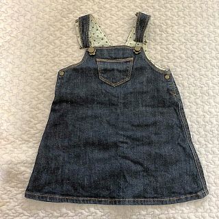 プチバトー(PETIT BATEAU)の美品☆petit bateauプチバトー ジャンバースカート(スカート)