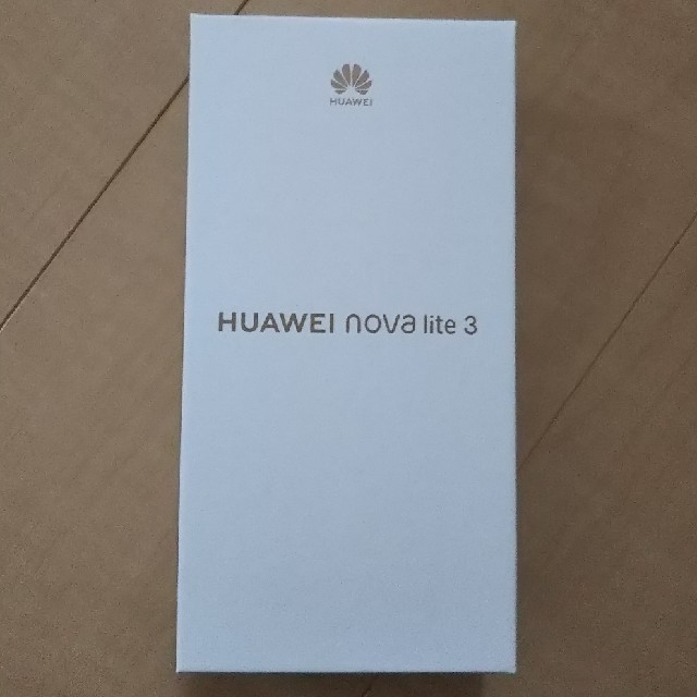 【新品】HUAWEI nova lite 3 blackスマートフォン/携帯電話