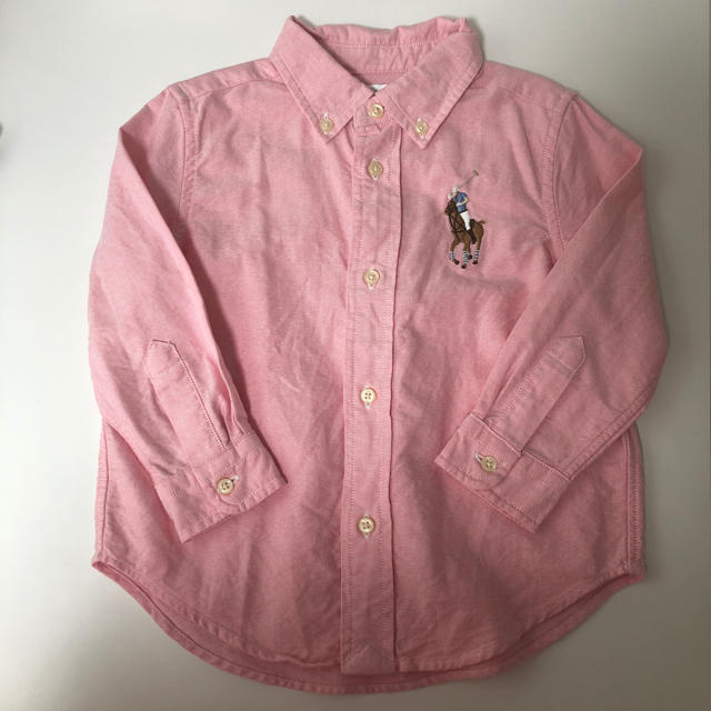 Ralph Lauren(ラルフローレン)の☆お値下げ☆ラルフローレンシャツ90センチ キッズ/ベビー/マタニティのキッズ服男の子用(90cm~)(Tシャツ/カットソー)の商品写真