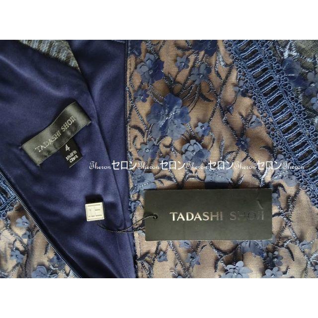 TADASHI SHOJI(タダシショウジ)の新品 TADASHI SHOJI タダシ ショージ  立体花刺繍ワンピース レディースのワンピース(ひざ丈ワンピース)の商品写真