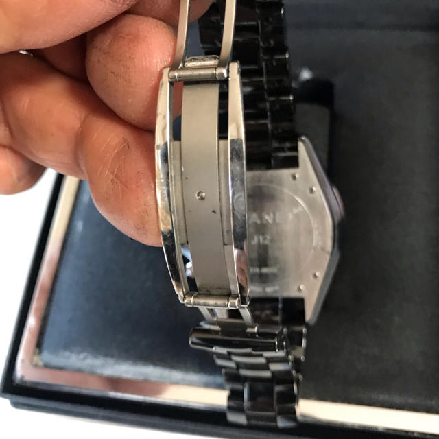 CHANEL(シャネル)のゆ様専用　本物後期CHANEL J12クロノグラフH2419とラージダイヤ24P メンズの時計(腕時計(アナログ))の商品写真