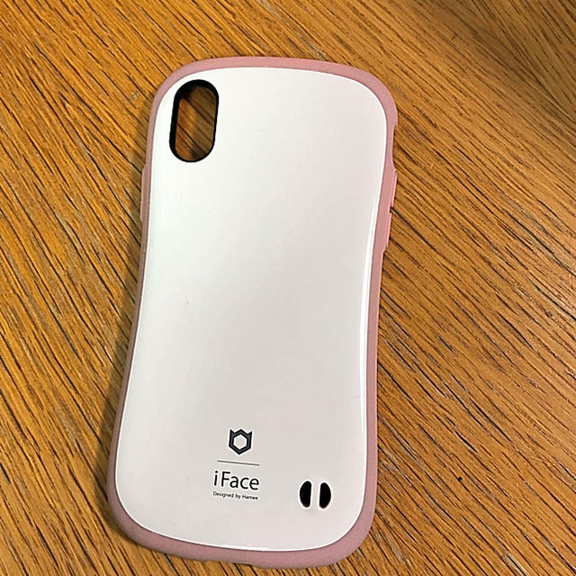 iPhone(アイフォーン)のＩ Ｆace ピンク iPhone X／X S用 スマホ/家電/カメラのスマホアクセサリー(iPhoneケース)の商品写真