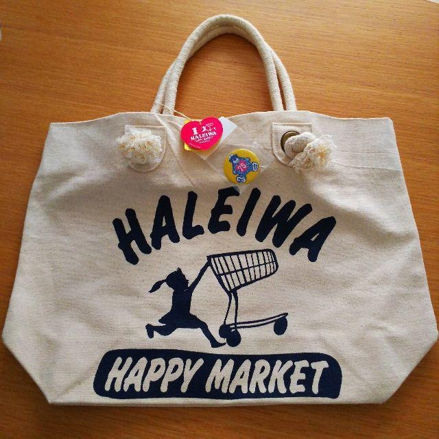 HALEIWA(ハレイワ)の[希少] HALEIWA HAPPY MARKET トートバッグ [ハワイ] レディースのバッグ(トートバッグ)の商品写真