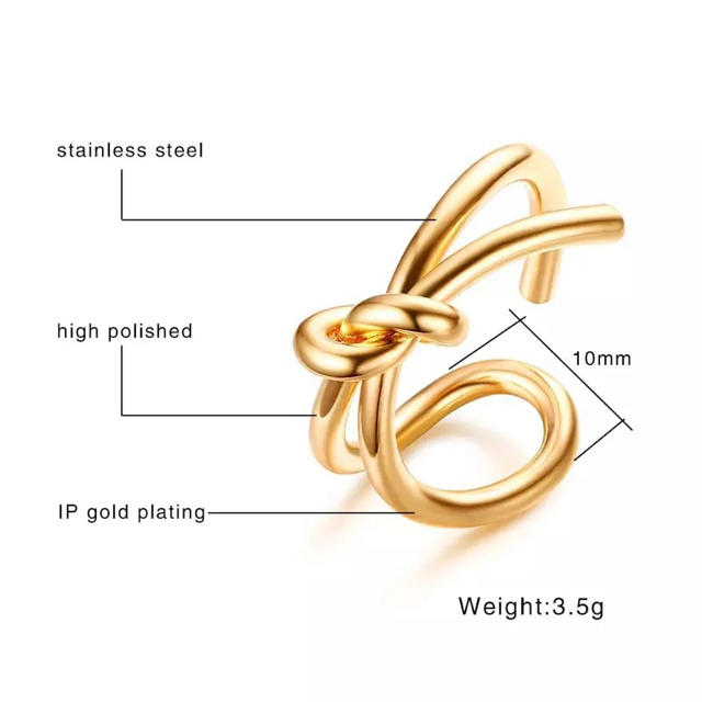 SALE❗️ツイストリング No.267 gold レディースのアクセサリー(リング(指輪))の商品写真