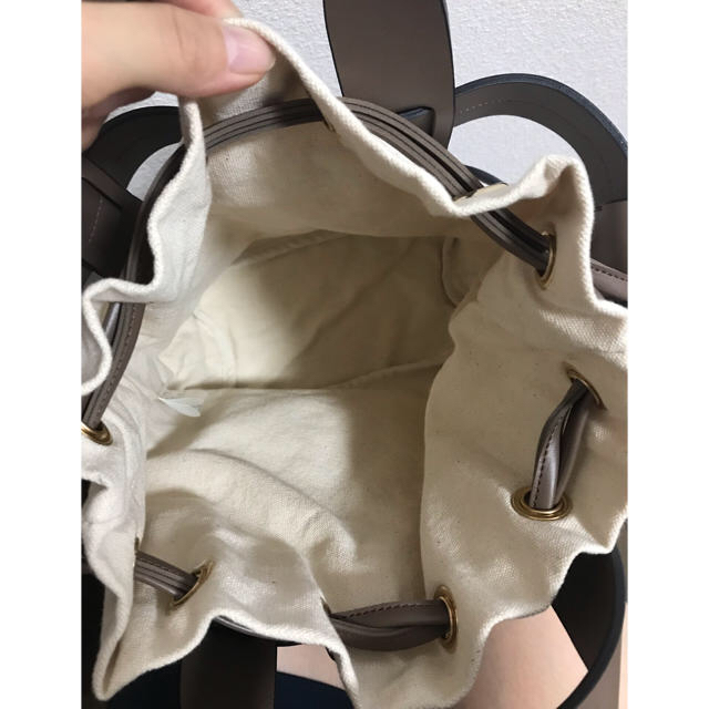 TODAYFUL(トゥデイフル)のエコレザーバスケットバッグ♡モカ レディースのバッグ(ハンドバッグ)の商品写真