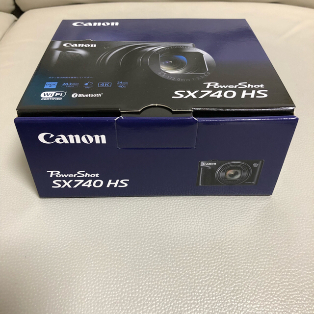 Canon(キヤノン)のCanon PowerShot SX740 HS（ブラック) スマホ/家電/カメラのカメラ(コンパクトデジタルカメラ)の商品写真