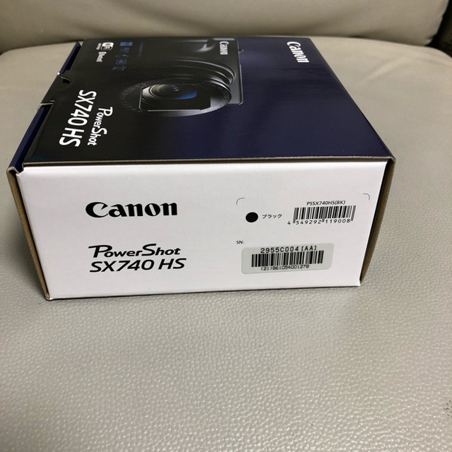 Canon(キヤノン)のCanon PowerShot SX740 HS（ブラック) スマホ/家電/カメラのカメラ(コンパクトデジタルカメラ)の商品写真