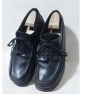 ラッセルモカシン(RUSSELL MOCCASIN)の
定6万名作王道!ラッセルモカシン高級牛革レザーUチップシューズ人気黒！


(ドレス/ビジネス)