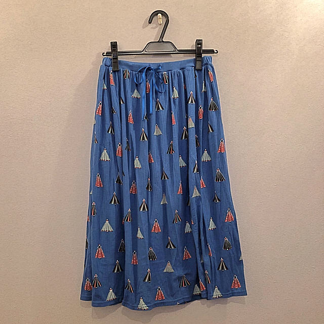 marimekko(マリメッコ)のmarble SUDフォークダンス柄スカート レディースのスカート(ひざ丈スカート)の商品写真