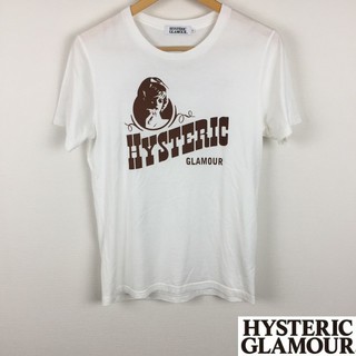 ヒステリックグラマー(HYSTERIC GLAMOUR)の美品 ヒステリックグラマー 半袖Tシャツ ホワイト サイズS(Tシャツ/カットソー(半袖/袖なし))