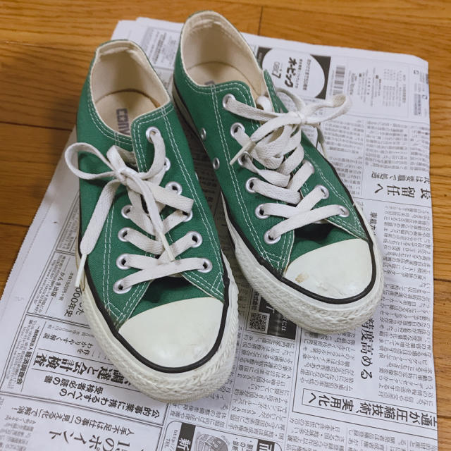 CONVERSE(コンバース)のグリーン コンバース レディースの靴/シューズ(スニーカー)の商品写真