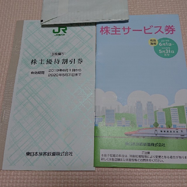 JR東日本 株主優待割引券3枚綴り