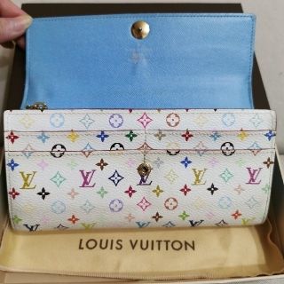 ルイヴィトン(LOUIS VUITTON)のルイ ヴィトン マルチカラー 長財布 青 (財布)