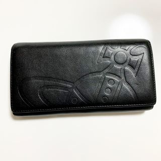 ヴィヴィアンウエストウッド(Vivienne Westwood)のヴィヴィアンウエストウッド 二つ折り長財布 ブラック 小銭入れフック無し(長財布)