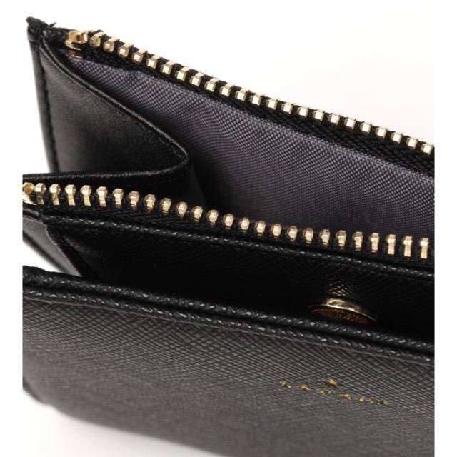 LEPSIM(レプシィム)のLEPSIM2つ折り折り財布 黒 レディースのファッション小物(財布)の商品写真