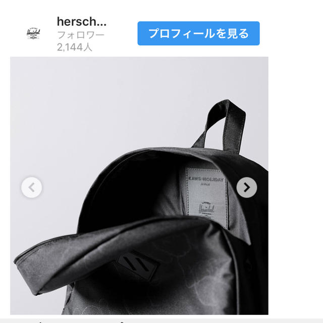 KAWS×HERSCHEL リュック 2