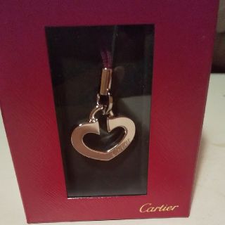 カルティエ(Cartier)のカルティエ  ハートチャーム  ストラップ(チャーム)