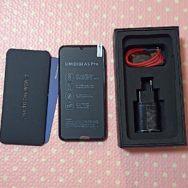 ANDROID(アンドロイド)のUMIDIGI A5 PRO グローバル版 SIMフリー スマホ/家電/カメラのスマートフォン/携帯電話(スマートフォン本体)の商品写真