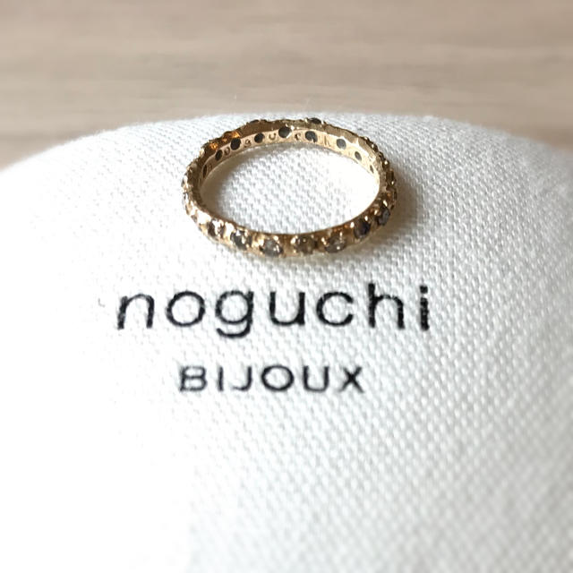 ポンパドー ビター noguchi bijoux ノグチ ブラウンダイヤ リング 9号