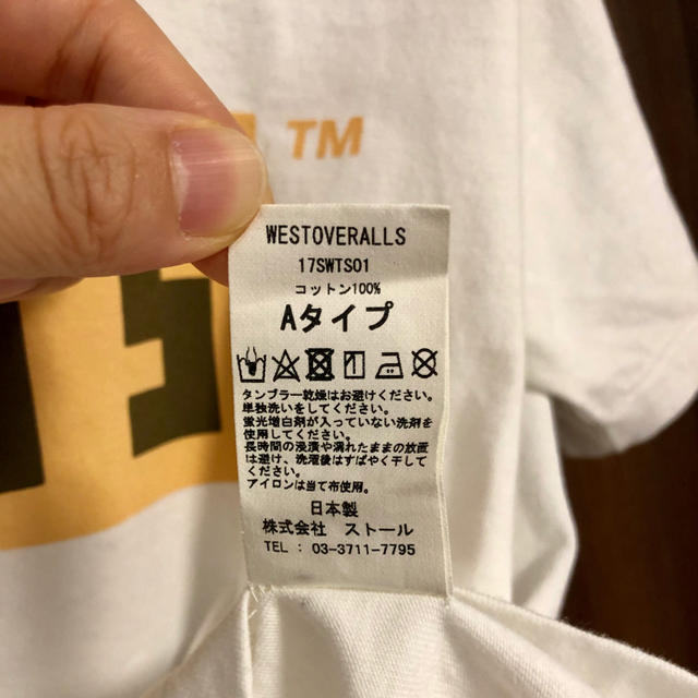 Ron Herman(ロンハーマン)のWESTOVERALLS ボックスロゴ Tシャツ レディースのトップス(Tシャツ(半袖/袖なし))の商品写真