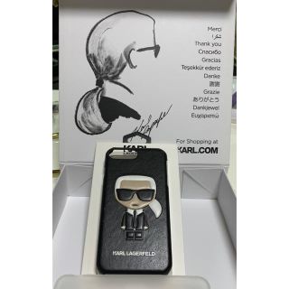 カールラガーフェルド(Karl Lagerfeld)のiPhone 7プラス ８プラス対応カバー カールラガーフェルド (iPhoneケース)