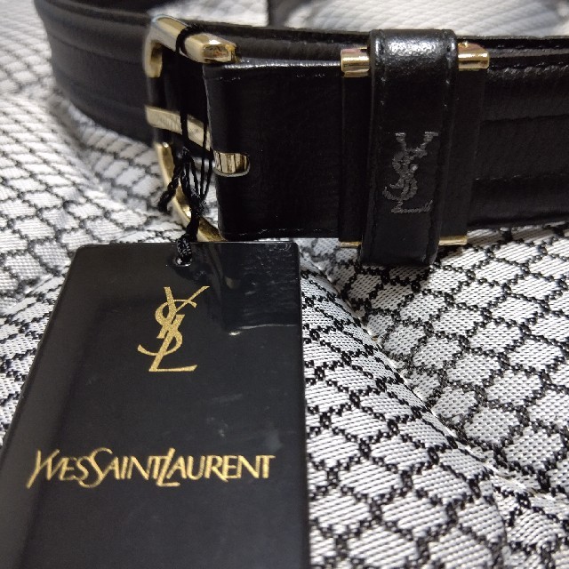 Saint Laurent(サンローラン)のイヴ・サンローラン メンズ ベルト メンズのファッション小物(ベルト)の商品写真