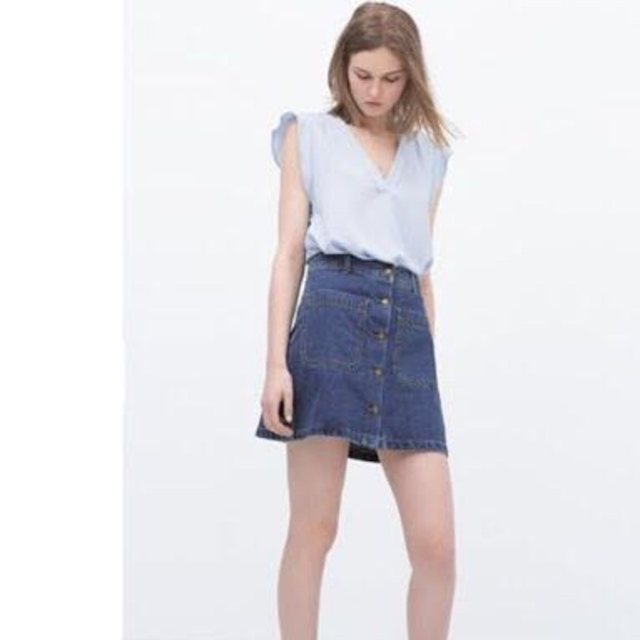 ZARA(ザラ)のZARAデニムスカート レディースのスカート(ミニスカート)の商品写真