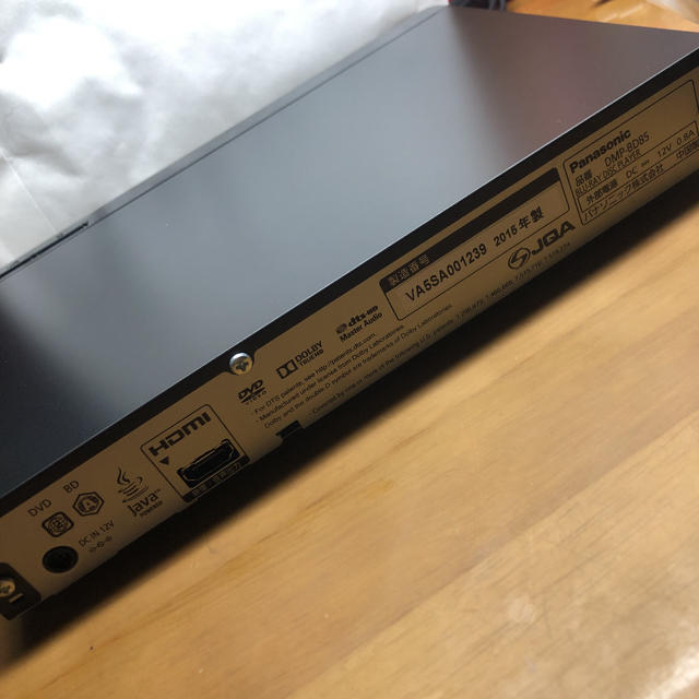 Panasonic DMP-BD85 プレイヤー スマホ/家電/カメラのテレビ/映像機器(ブルーレイプレイヤー)の商品写真