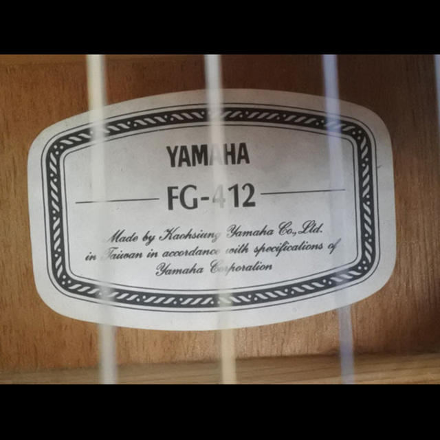 ヤマハ(ヤマハ)のYAMAHA ヤマハ アコースティックギター FG-412  楽器のギター(アコースティックギター)の商品写真