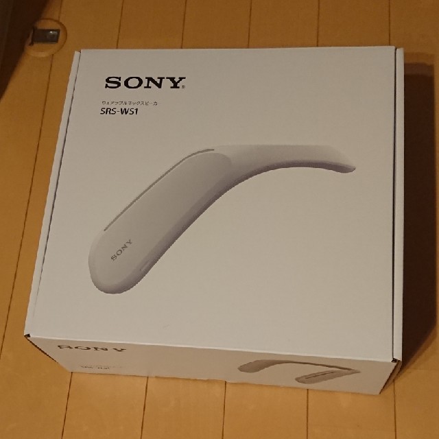 SONY - 【値下】SONY SRS-WS1 ウェアラブルネックスピーカー【未使用】の通販 by ゆきんこ's shop｜ソニーならラクマ