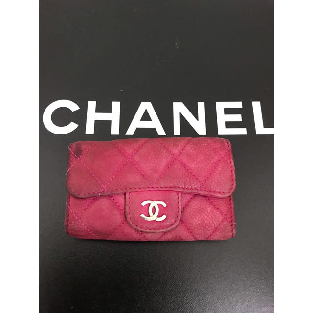 シャネル CHANEL キーケース キャビアスキン