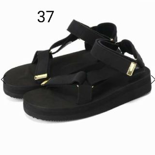 ドゥーズィエムクラス(DEUXIEME CLASSE)の人気完売 ドゥーズィエムクラス SUICOKE サンダル 37 ブラック(サンダル)