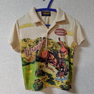 ラングラー(Wrangler)のラングラー/80　デカプリント　カットソー　ポロシャツ(シャツ/カットソー)