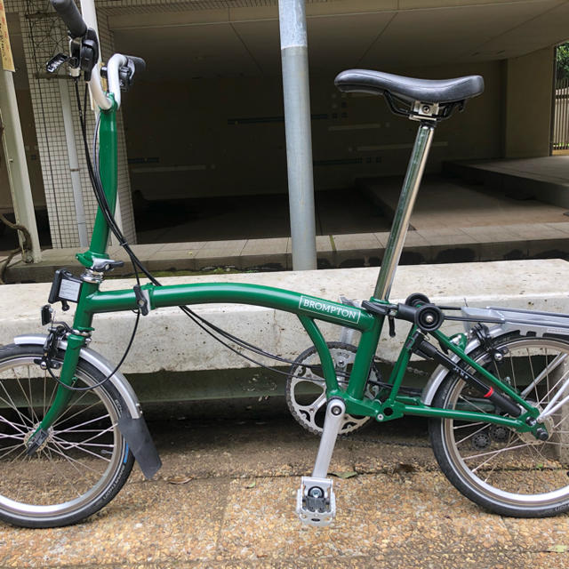 BROMPTON(ブロンプトン)の2019美品ブロンプトン M6R最新最上位モデル Brompton 定価25万円 スポーツ/アウトドアの自転車(自転車本体)の商品写真