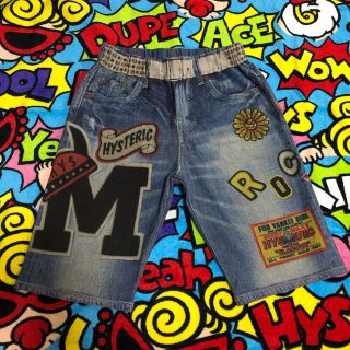 ヒステリックミニ(HYSTERIC MINI)のYANKEEハーフパンツ▶130㌢(パンツ/スパッツ)