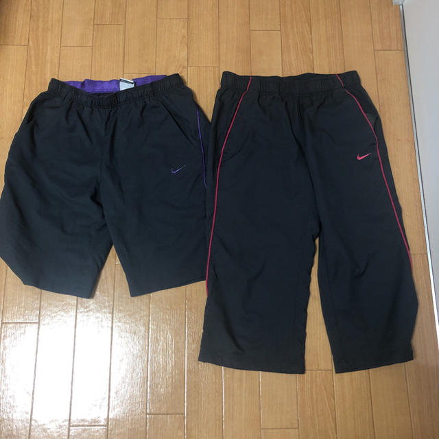 NIKE(ナイキ)のNIKE ナイキ ハーフパンツ パーカーのセット Mサイズ スポーツ/アウトドアのランニング(ウェア)の商品写真