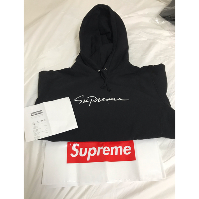 即納最大半額 新品SupremeClassicScriptHoodedSweatshirt Supreme