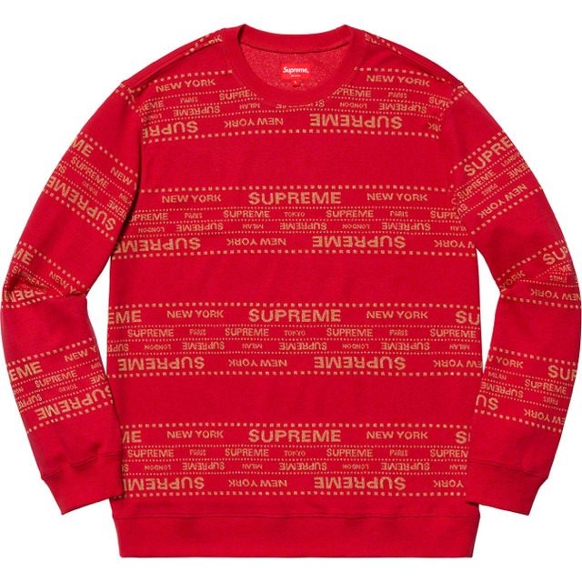supreme シュプリーム jacquard ニット セーター supreme シュプリーム jacquard ニット セーター