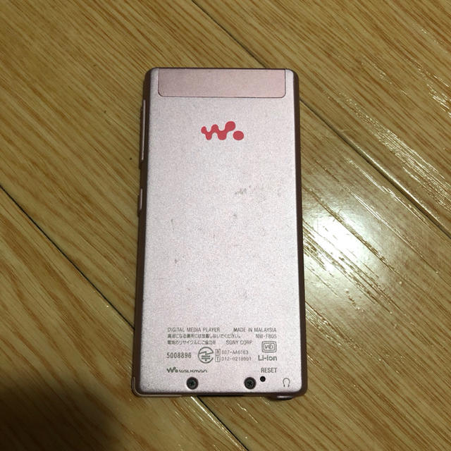 SONY(ソニー)のWALKMAN NW-F805 ライトピンク スマホ/家電/カメラのオーディオ機器(ポータブルプレーヤー)の商品写真