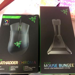 レイザー(LAZER)のrazer マウス DeathAdder chroma とマウスバンジーv2(PC周辺機器)