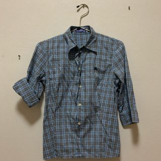 バーバリーブルーレーベル(BURBERRY BLUE LABEL)のBURBERRY チェックシャツ(シャツ/ブラウス(長袖/七分))