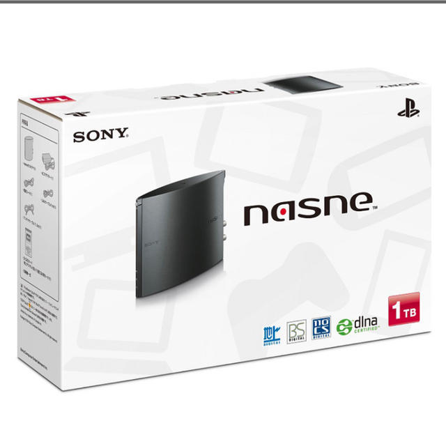 nasne(ナスネ)のnasne 1TBモデル (CUHJ-15004)  スマホ/家電/カメラのテレビ/映像機器(その他)の商品写真