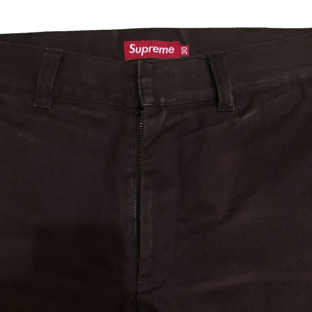 Supreme(シュプリーム)のSupreme ワークパンツ ブラウン 茶 w30 9分丈 シュプリーム メンズのパンツ(ワークパンツ/カーゴパンツ)の商品写真