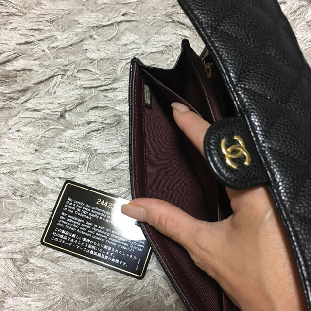 CHANEL キャビアスキン シャネル 長財布 超美品 - 2